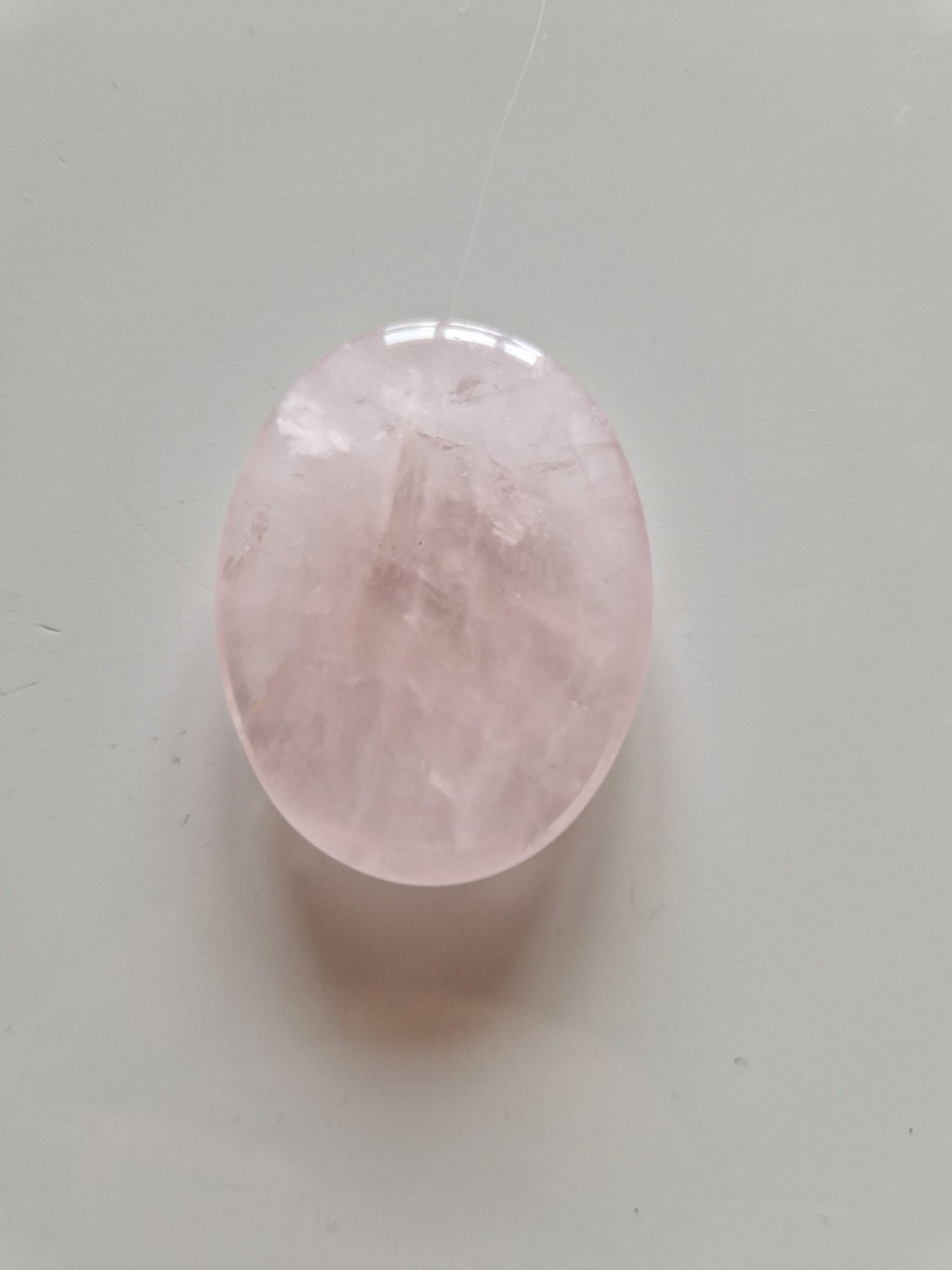 Galet anti stress en Quartz rose