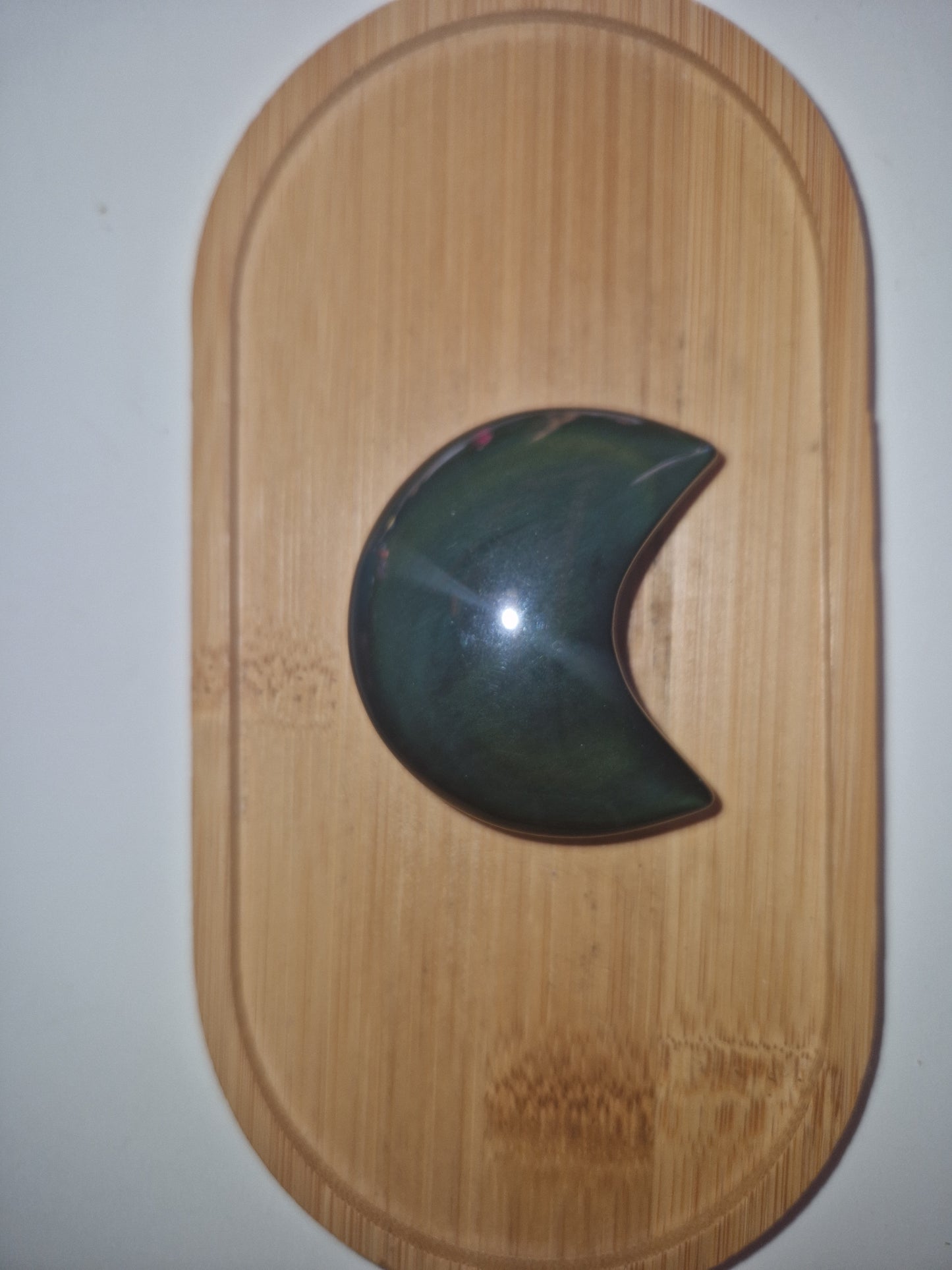 Croissant de Lune -Obsidienne oeil Céleste