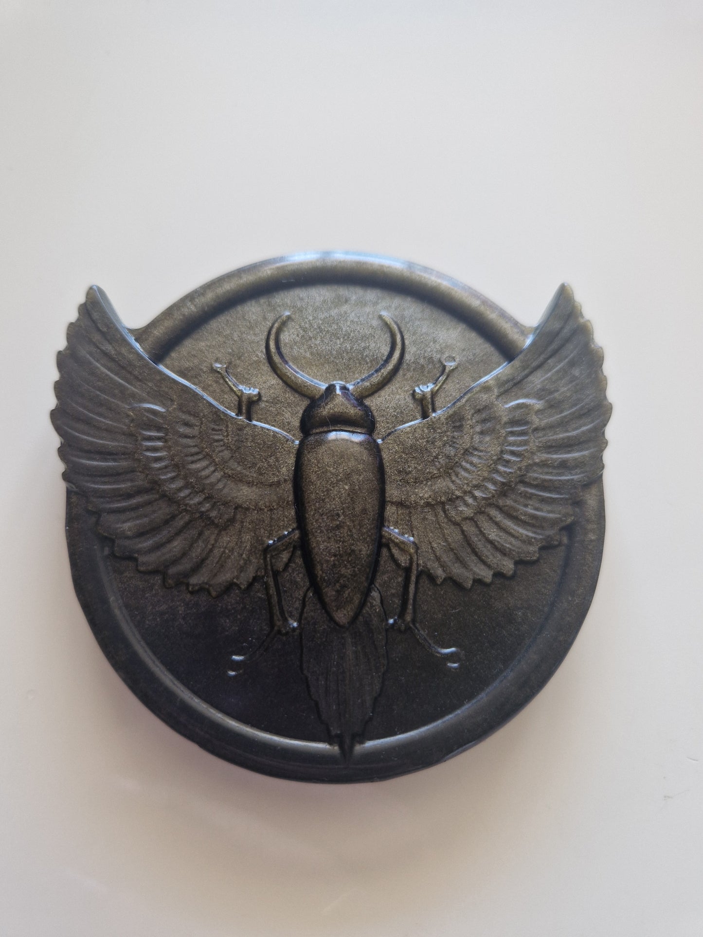 Scarabée Obsidienne dorée