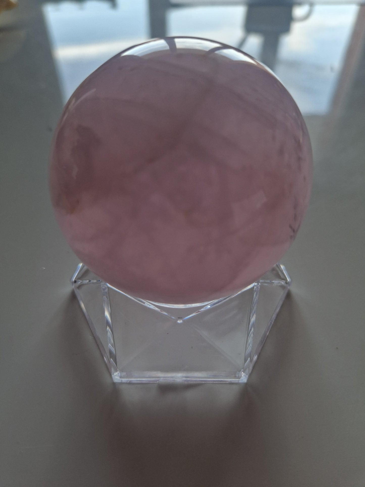 Sphère en Quartz Rose