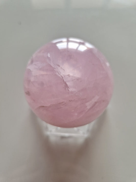 Sphère en Quartz Rose