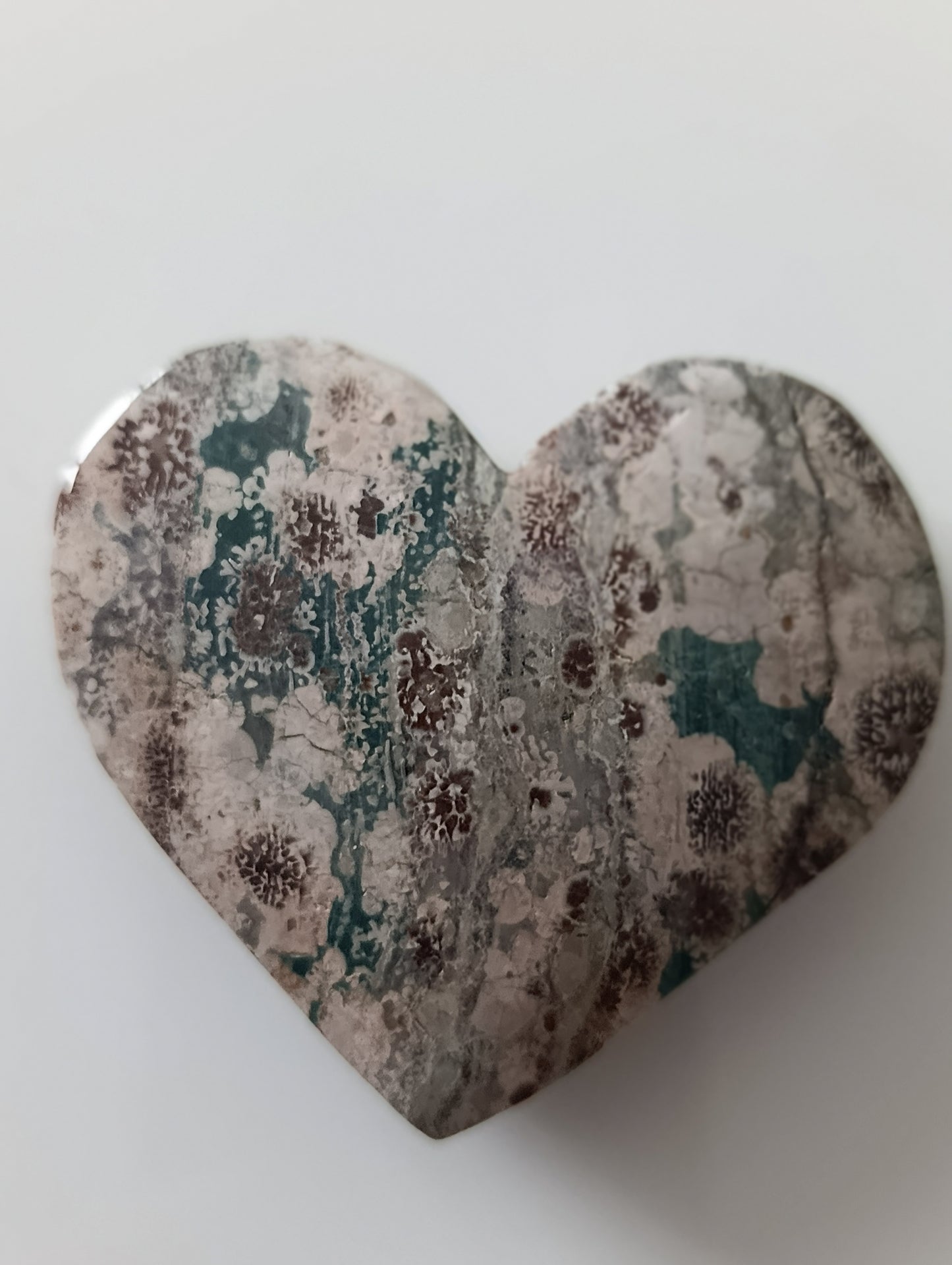 Agate fleur de cerisier verte